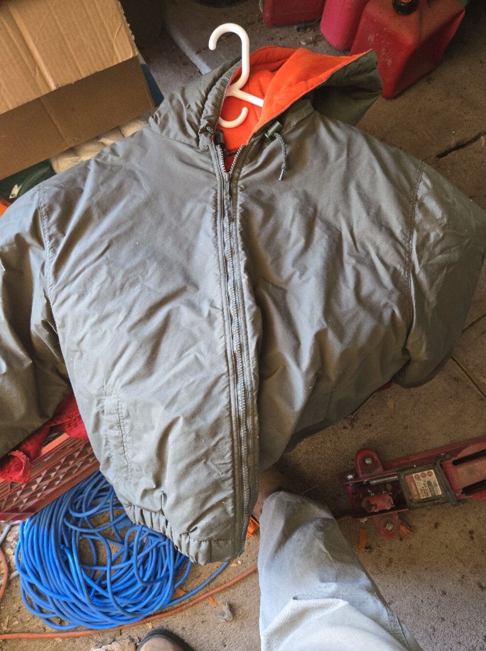 Mens OD Green Patton Style Jacket